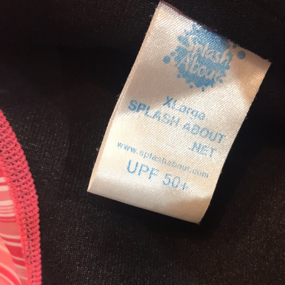 Girls Splash About Wet suit in pink. UPF 50+ sun protection. Size XL - Picture 4 of 9